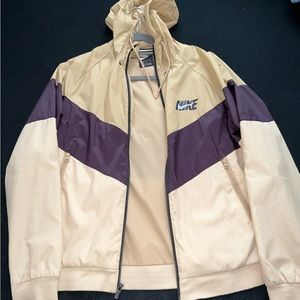 Nike windbreaker fleece zipper zip up medium